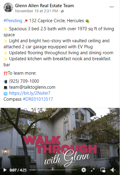 facebook post snippet