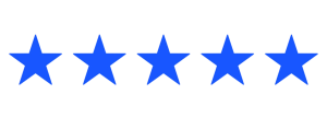 5 Blue Stars Transparent